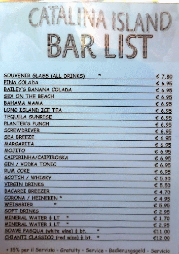 Catalina Island (Costa Luminosa)