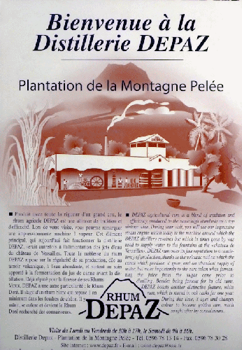 Distillerie Depaz, Martinique