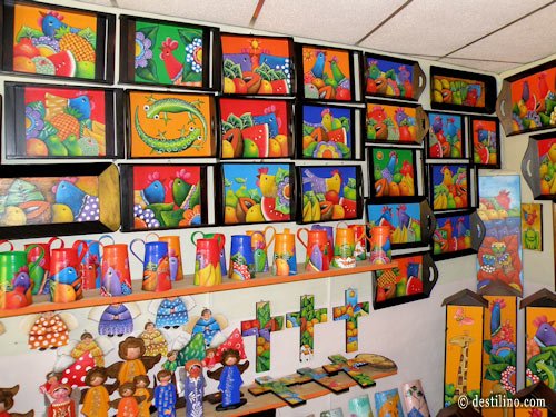 Salcoatitan. Très colorés l'art salvadorien 