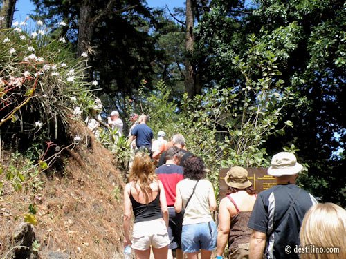 Parque El Boqueron. Ascension vers le sommet du volcan Salvador 