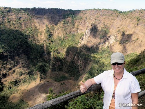 Parque El Boqueron. Immense le volcan Salvador 