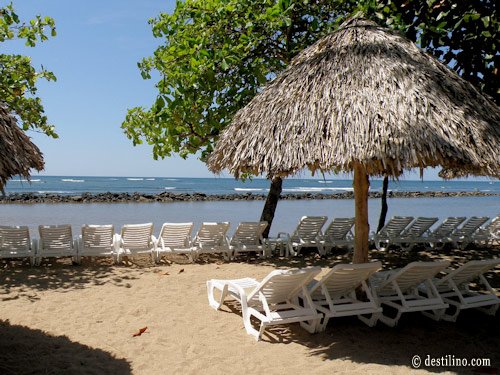 Plage de l'hôtel Marée haute Secteur est 