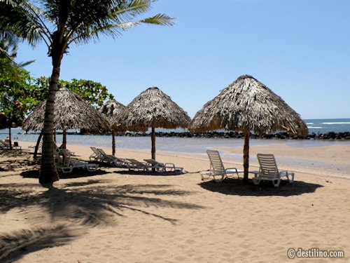 Plage de l'hôtel Marée haute Secteur est 