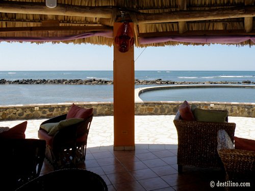 La vue du bar« Gran Akan »