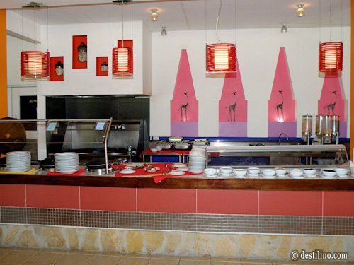 Restaurant buffet « Bambu » (secteur est du complexe) 