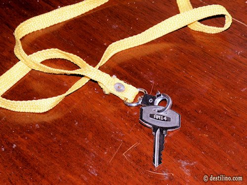 Chambre #1356 Bloc #1, secteur ouest Clef et non carte magnétique 