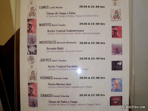 Animation en fin de soirée au bar « Gran Akan »