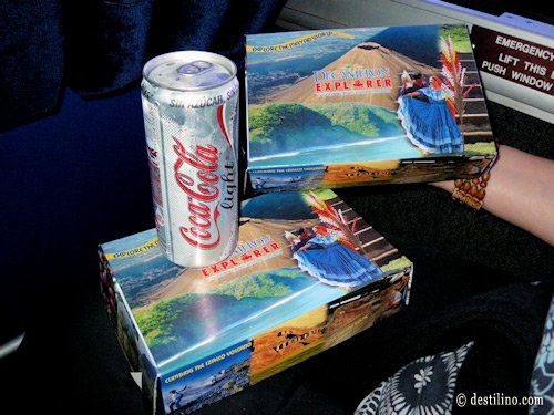 Notre petite boite à lunch durant le trajet aéroport-hôtel. Une belle attention de l'hôtelier! 