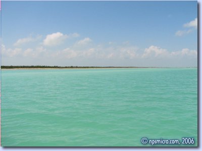 Les longues plages vierges du secteur est