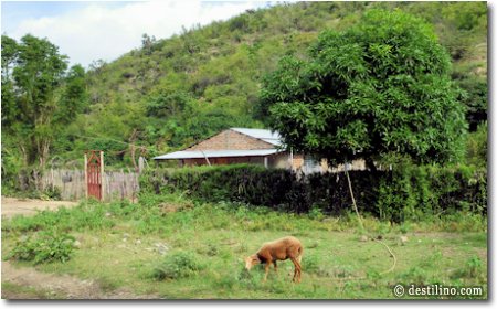 Le petit village de Barranca Honda
