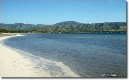 La plage devant le Farallon, extrémité ouest 