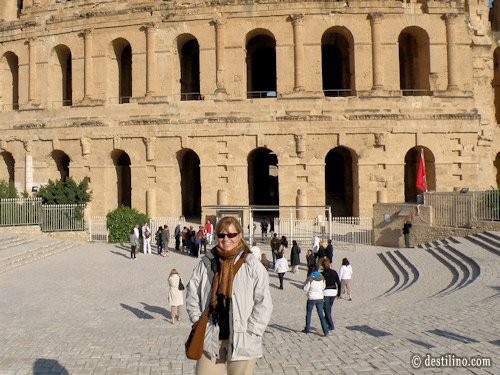 Visite de l'amphithéatre romain El Jem