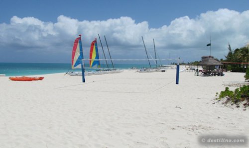 La plage du Club Med (Grace Bay)