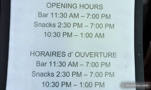 Le Snack bar « Sharkie's »