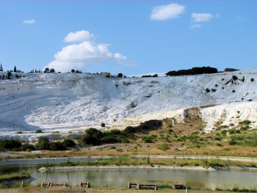 Pamukkale, « château de coton en turc »